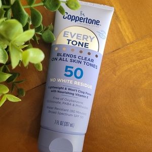 Brand new coppertone every tone sunscreen